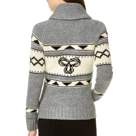 Aritzia TNA Sea to Sky Lambswool Zip Cardigan -Small fit! - Picture 3 of 12